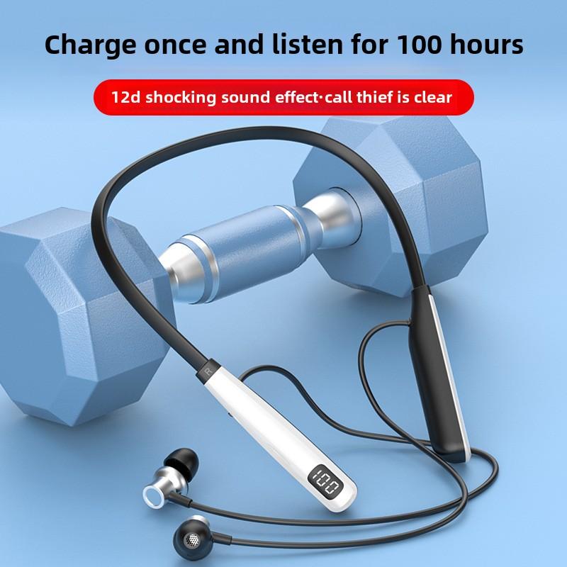 Bluetooth Headphone Neck Neck Wireless Motion Ultra Long Standby Battery Life Noise Reduction
