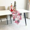 Christmas Table Runner Christmas Polyester Printed Tablecloth Decorative Table Napkin