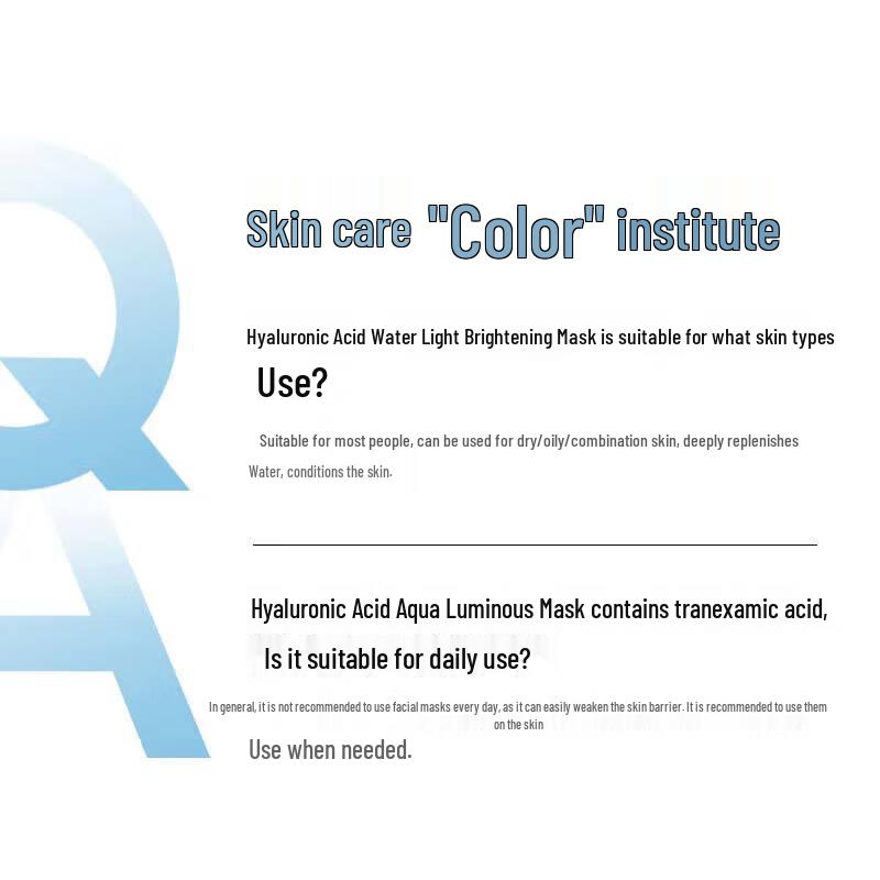 Runbaiyan Hyaluronic Acid Brightening Sheet Mask