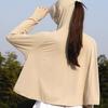 Veste à capuche de protection solaire pour femme, légère, manches longues, t-shirt solaire, fermeture éclair intégrale, veste athlétique avec poches pour la randonnée en extérieur