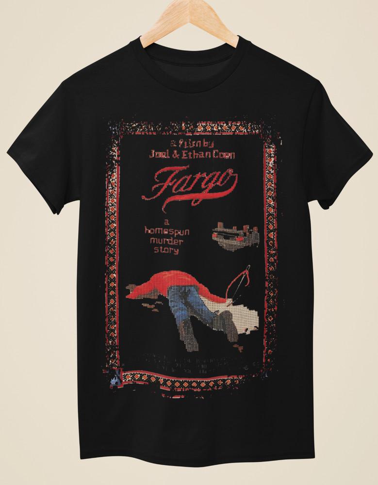 Fargo - Movie Poster Inspired Unisex Black T-Shirt Unisex T-Shirt L