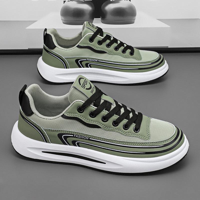 

2025 Thick-Soled Black Warrior Fashion Running Shoes - Breathable Single Cotton Style 43