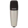 Microphone SAMSON C01 - Capsule Ultra Fine 19mm - Polarité Cardioïde - Connecteur XLR Plaqué or