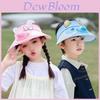 Childrens Summer Sun Hat With Large Brim And Fan For Kids Outdoor Protection