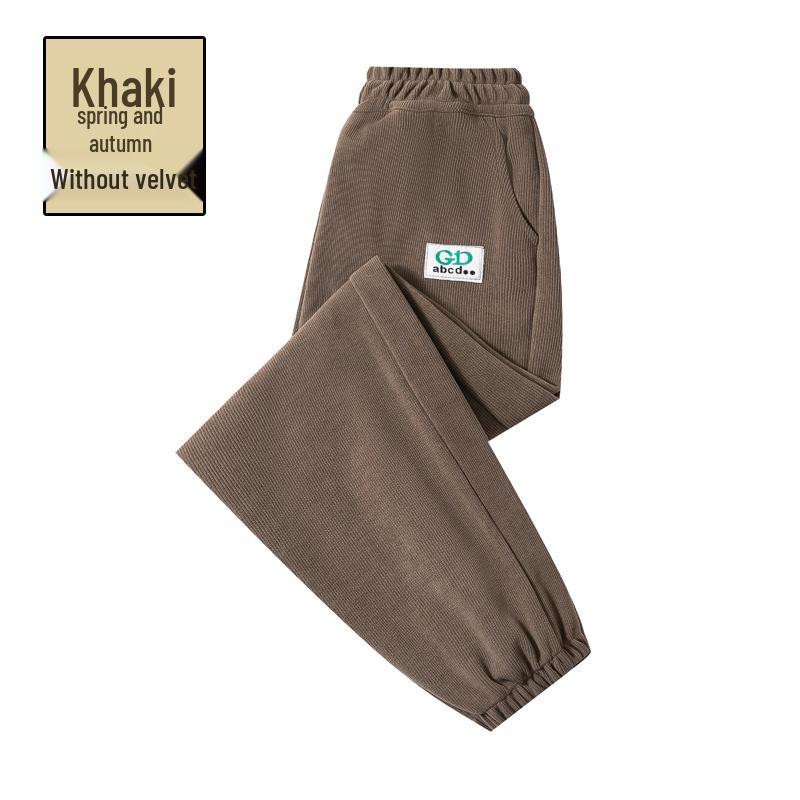 

Теплые спортивные штаны для мальчиков с флисовой подкладкой - с манжетами для весны и осени 160 cm