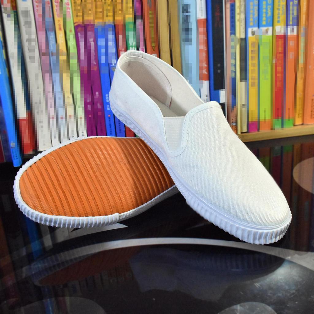 Non-Slip Blue Canvas Shoes for Clean Rooms - Large Size, Elastic Band for Men and Women