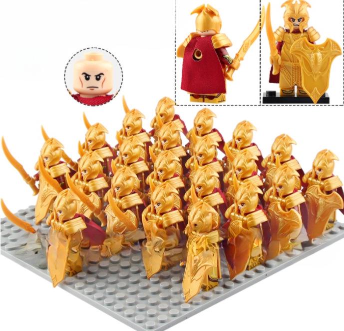 Spartan Warrior Toy Set: 21-Piece Roman Warrior Series for Kids