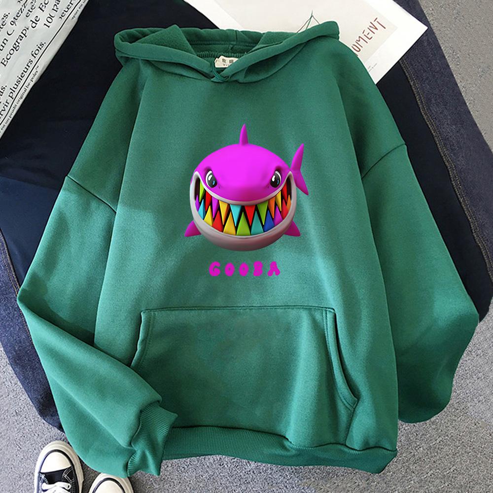 6ix9ine Tekashi69 Hoodies Men Shark Pattern Printed Tops Casual Four Seasons Unisex Sweatshirts Harajuku Pravelent Long Sleeve