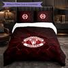 Manchester United FC Themed Bedding 3Pcs Duvet Cover Set Decorative Bed Linen For Teen Room Home Decoration