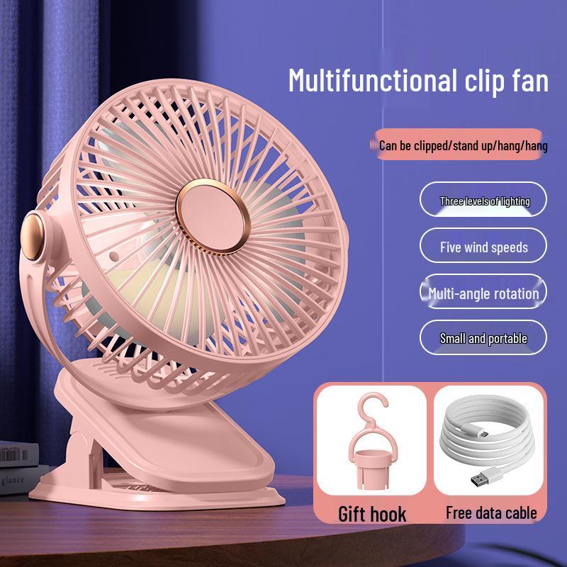 Rechargeable USB Desktop Fan with High Wind Power for Office and Dorm