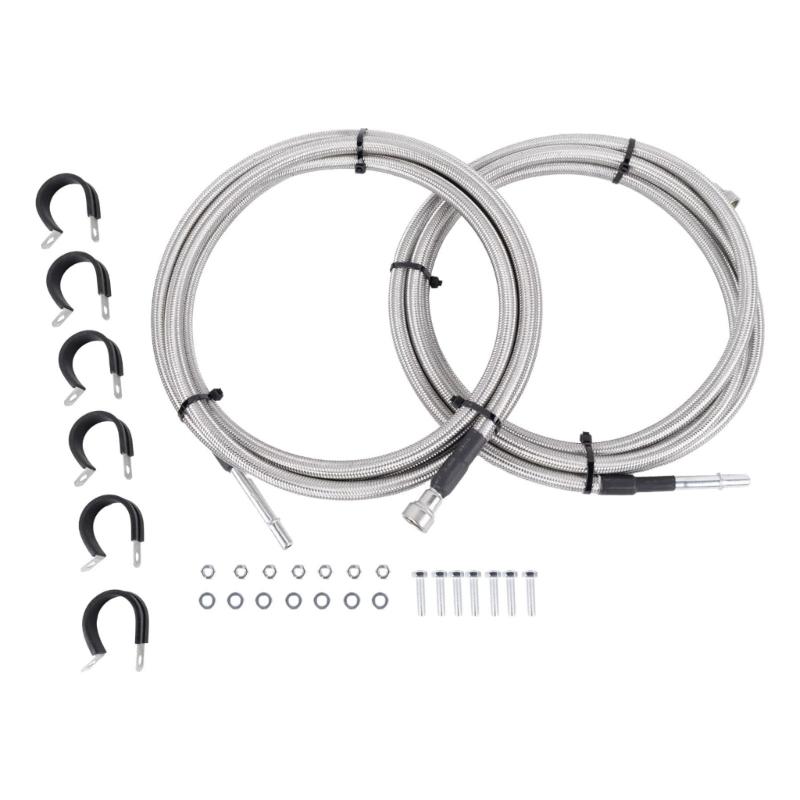 Stainless Steel Flexible Braided Quick Fix Fuel Line Kit For 1500 DIY Automotive Repair 15946187 QFF0004SS 819-875