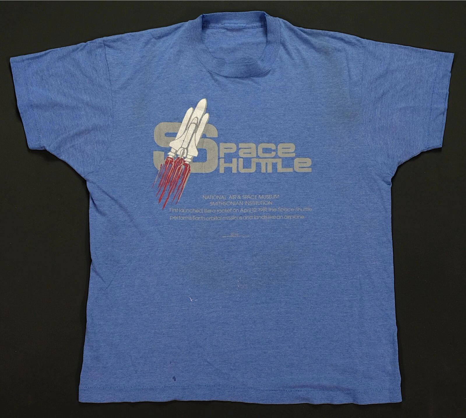 Rare VTG Space Shuttle Smithsonian Institution Air Space Museum 1982 T Shirt 80s 3XL