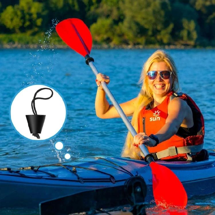 Waterproofed Silicones Kayaks Drain Hole Stoppers with Lanyards Universals Drain Hole Plugs for Canoes Boats Accessories