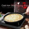 Cast Iron Frying Pan Uncoated Non-stick Egg Pancake Pan Crepe Maker Steak Frying Pot Gas Induction Cooker Kitchen Cookware