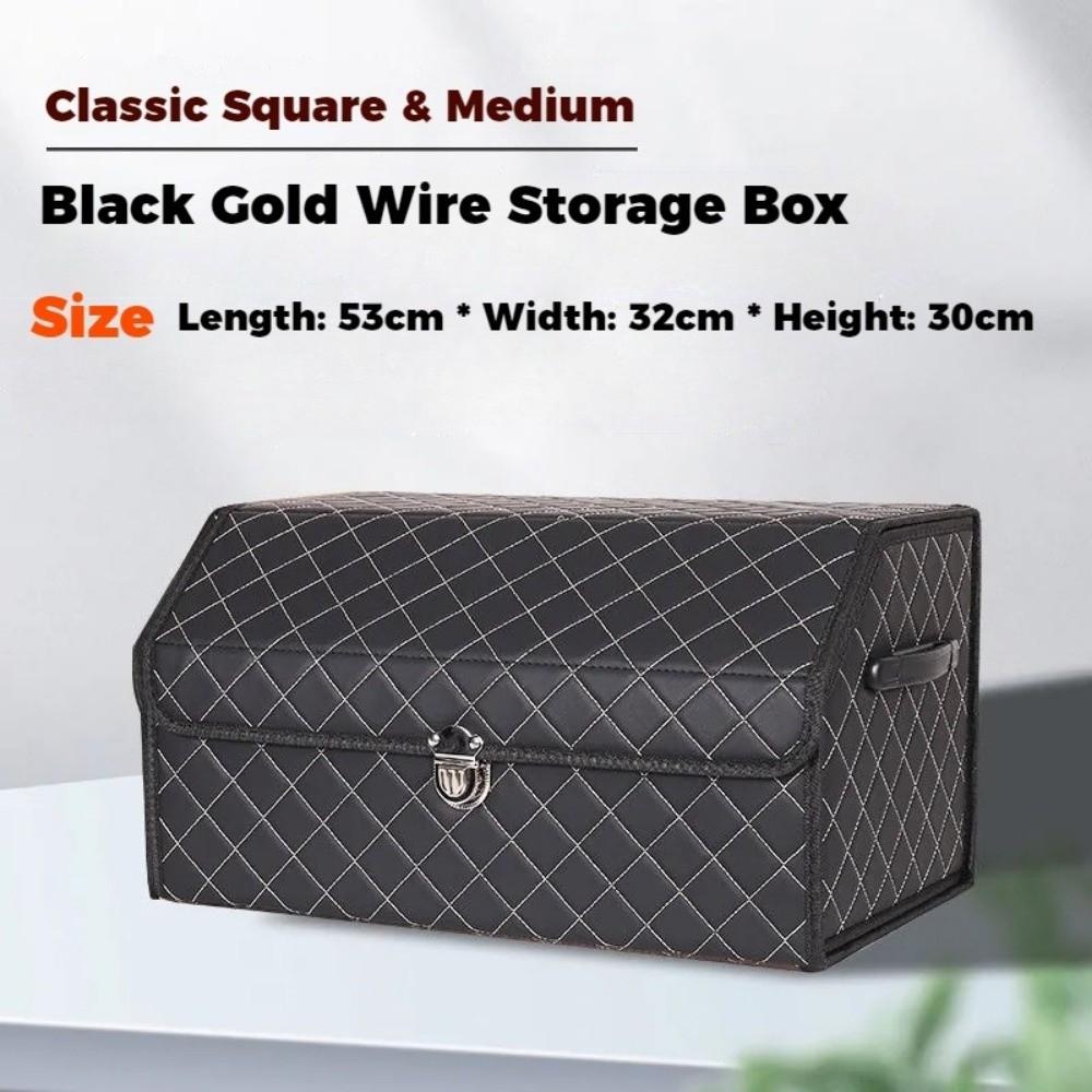 Extra Large Car Trunk Storage Box Collapsible Container Box Portable Storage Bag Auto Accessories