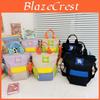 Unisex Childrens Casual Crossbody Bag With Colorful Stitching For School Outings