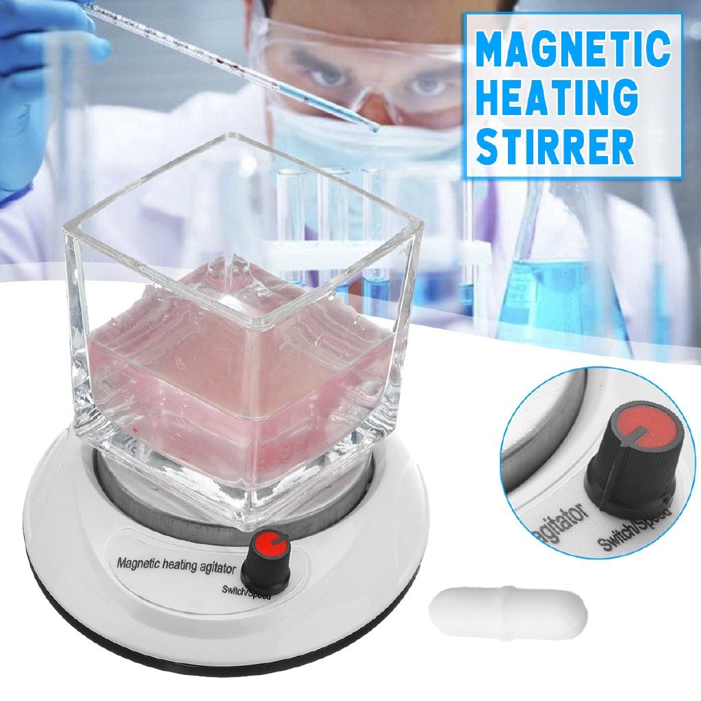 Magnetic Heating Stirrer Mini Magnetic Heating Agitator Stirrer Hotplate With Stir Bar Laborator Stirrering Machine 220V