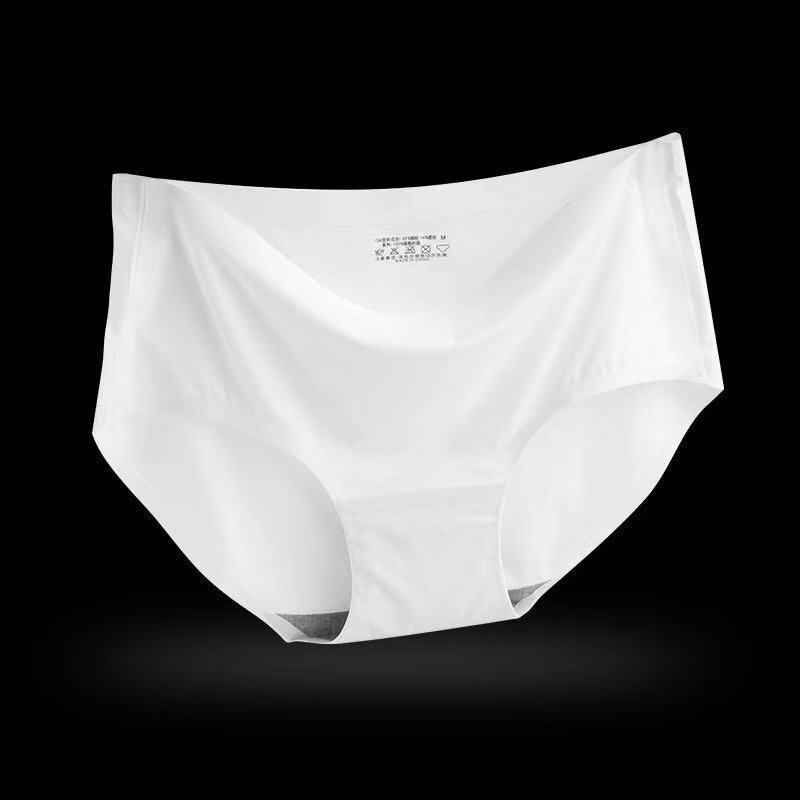 Nahtlose Damen-Eis-Seiden-Atmungsaktive Dreiecksunterwäsche mit mittlerer Taille - Stil 810