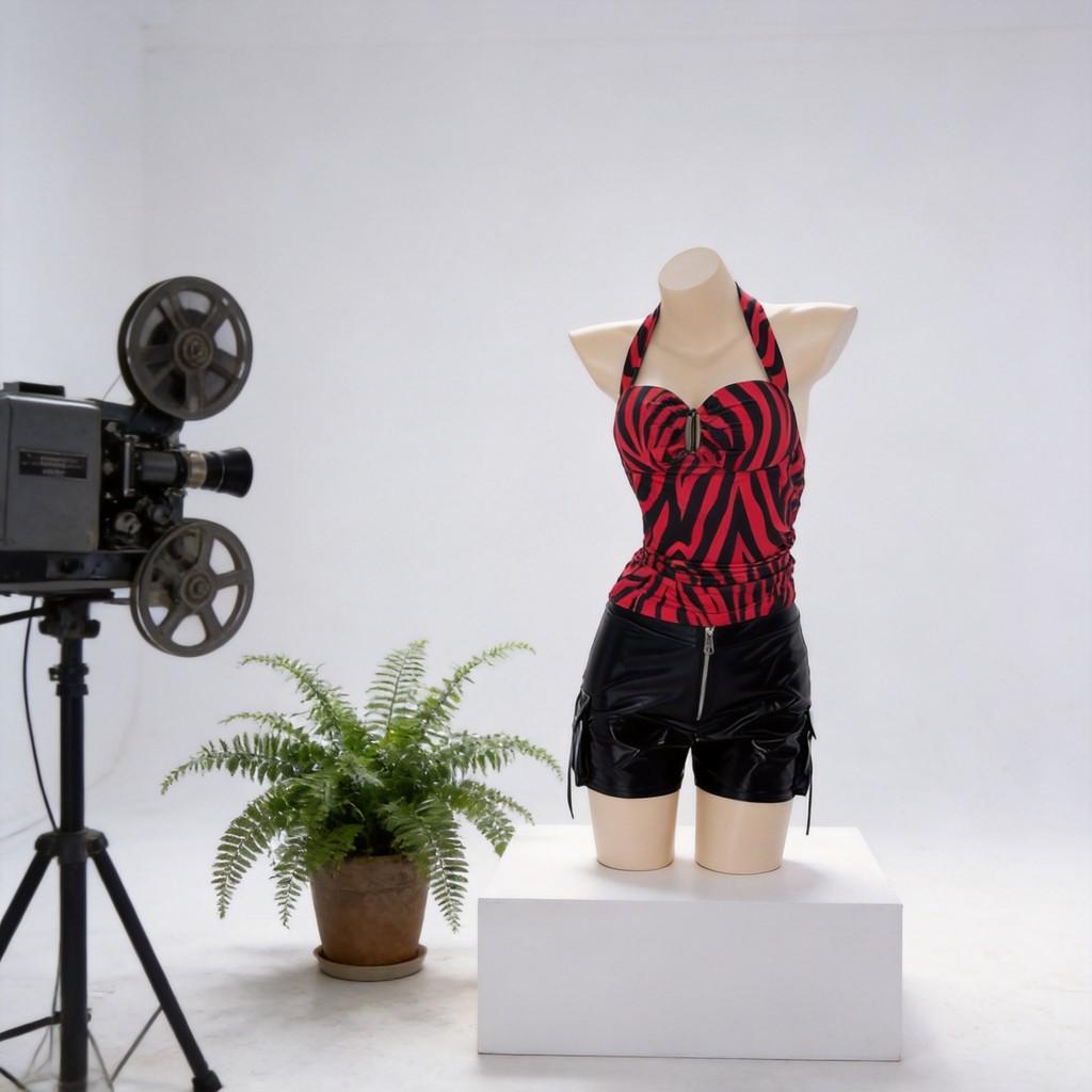 Set Costume Cosplay Obsession Nikki Con Stampa Digitale Per Halloween Performance Teatrale Donna