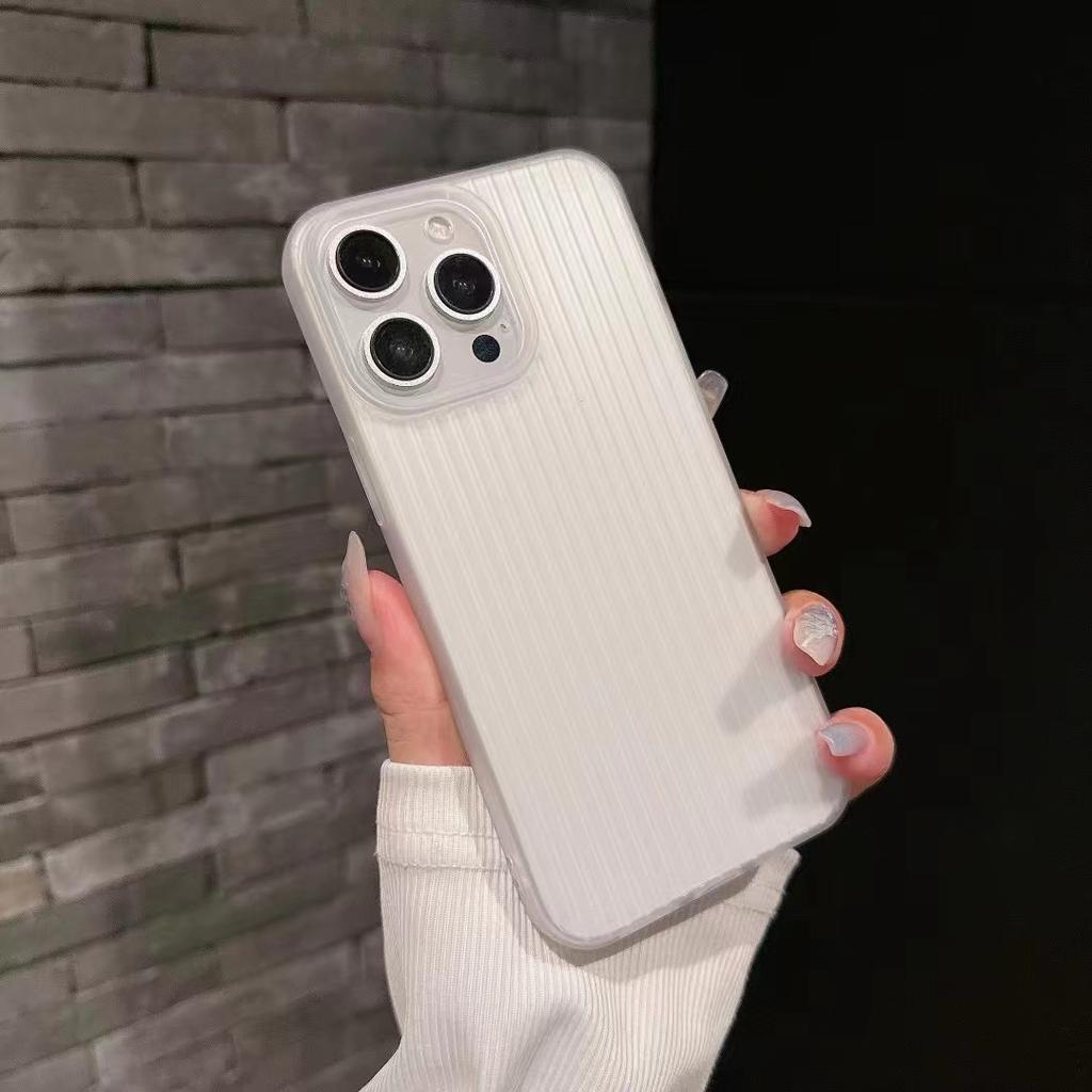 Falisty Matowy Etui na Telefon Komórkowy Apple 16pro IPhone 15 Ultracienkie Tpu Odporne na Upadki 14 Etui Ochronne