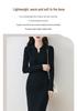 Women's Slim Fit Knit Bodycon Sweater Dress - Long Style for Autumn and Winter