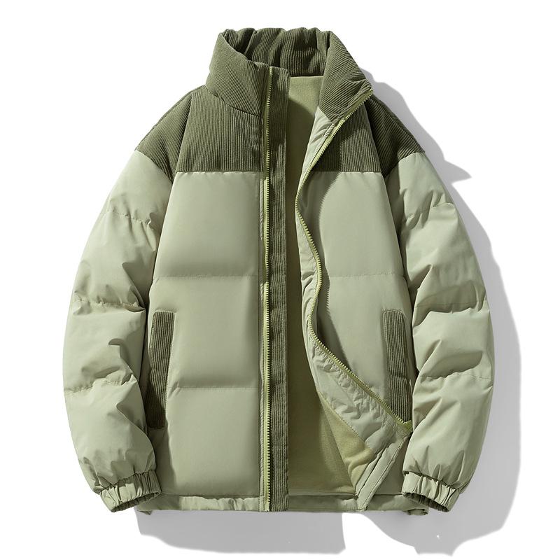 Men's Winter Thick Cotton Coat - Trendy Bread Jacket