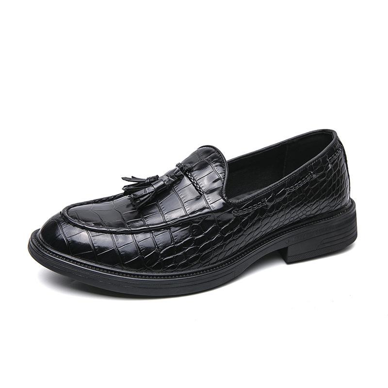 Men's shoes foreign trade new casual leather shoes one pedal Doudou small leather shoes trend British style fashion leather shoes men