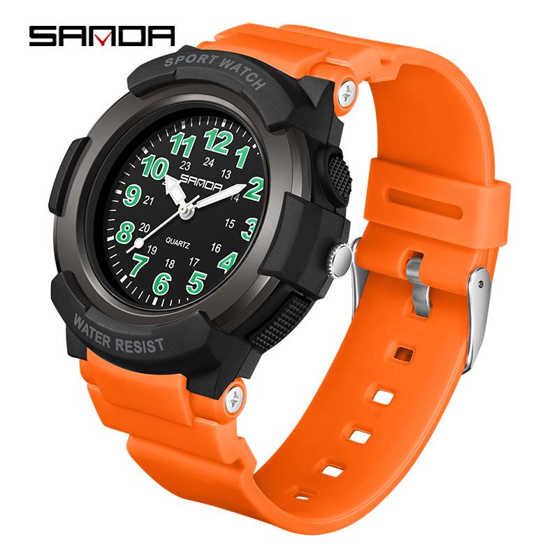 Sanda Youth Quartz Watch - Versatile, Waterproof, Luminous, and Fresh Design