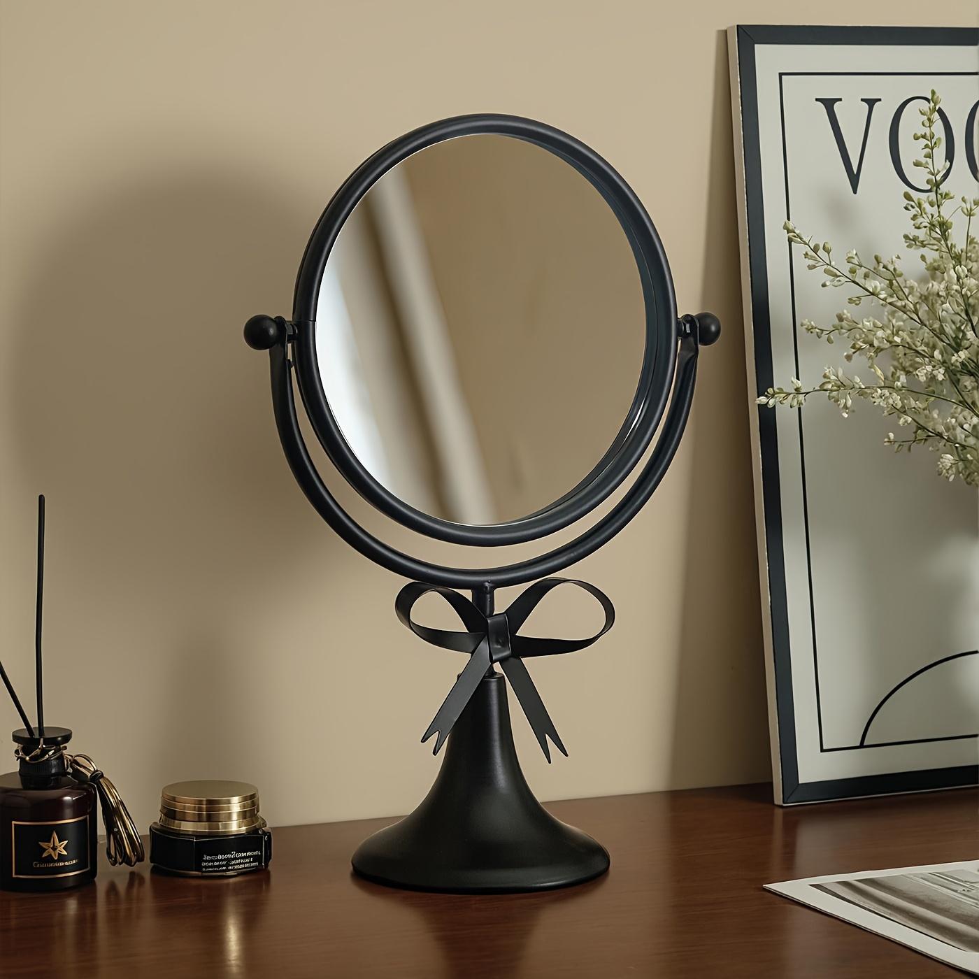 360° Rotation Ironwork Cosmetic Mirrors Retro