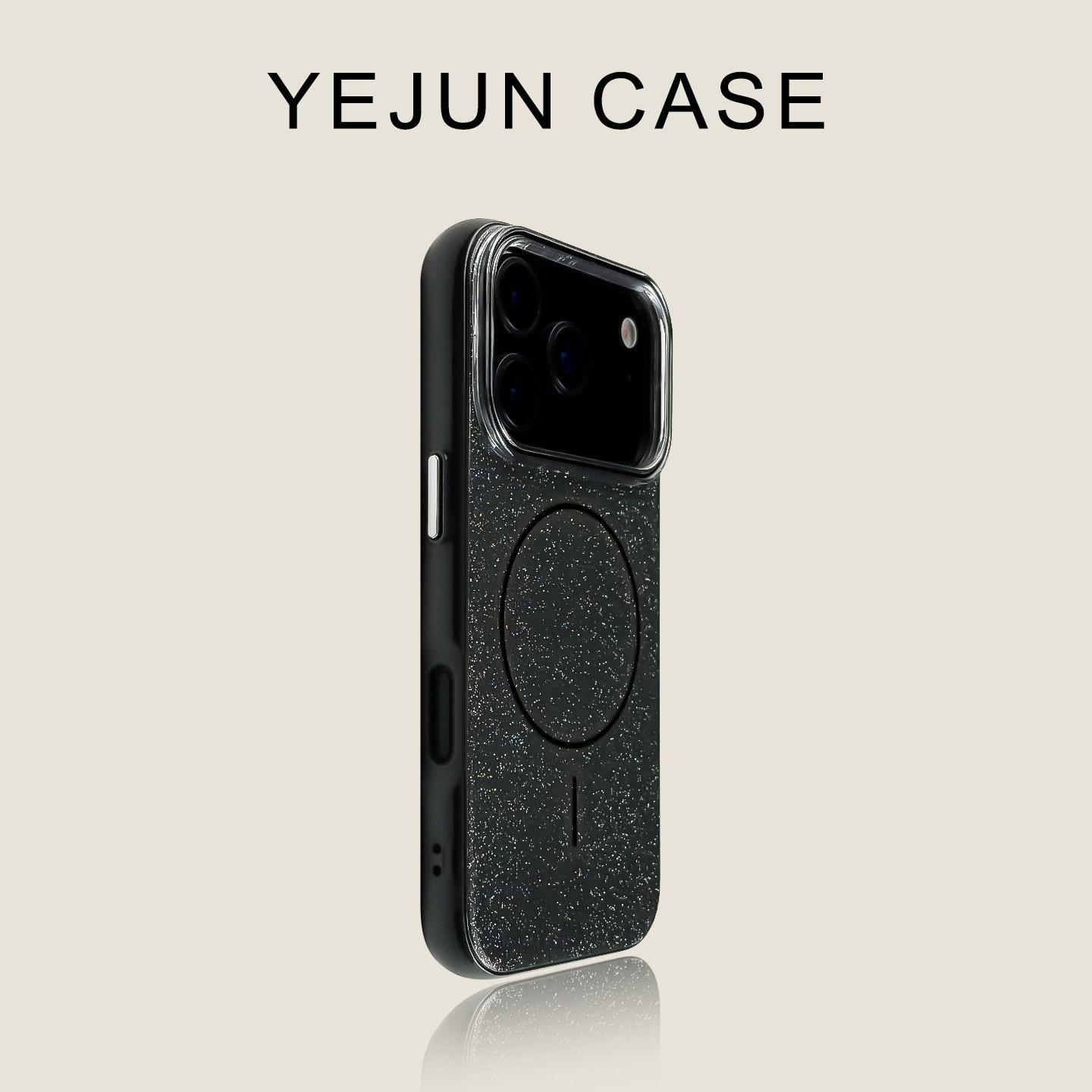 

iPhone 17 Pro Max Starry Sky Glitter Magnetic Case - Full Coverage Protective Design for Apple 16 15