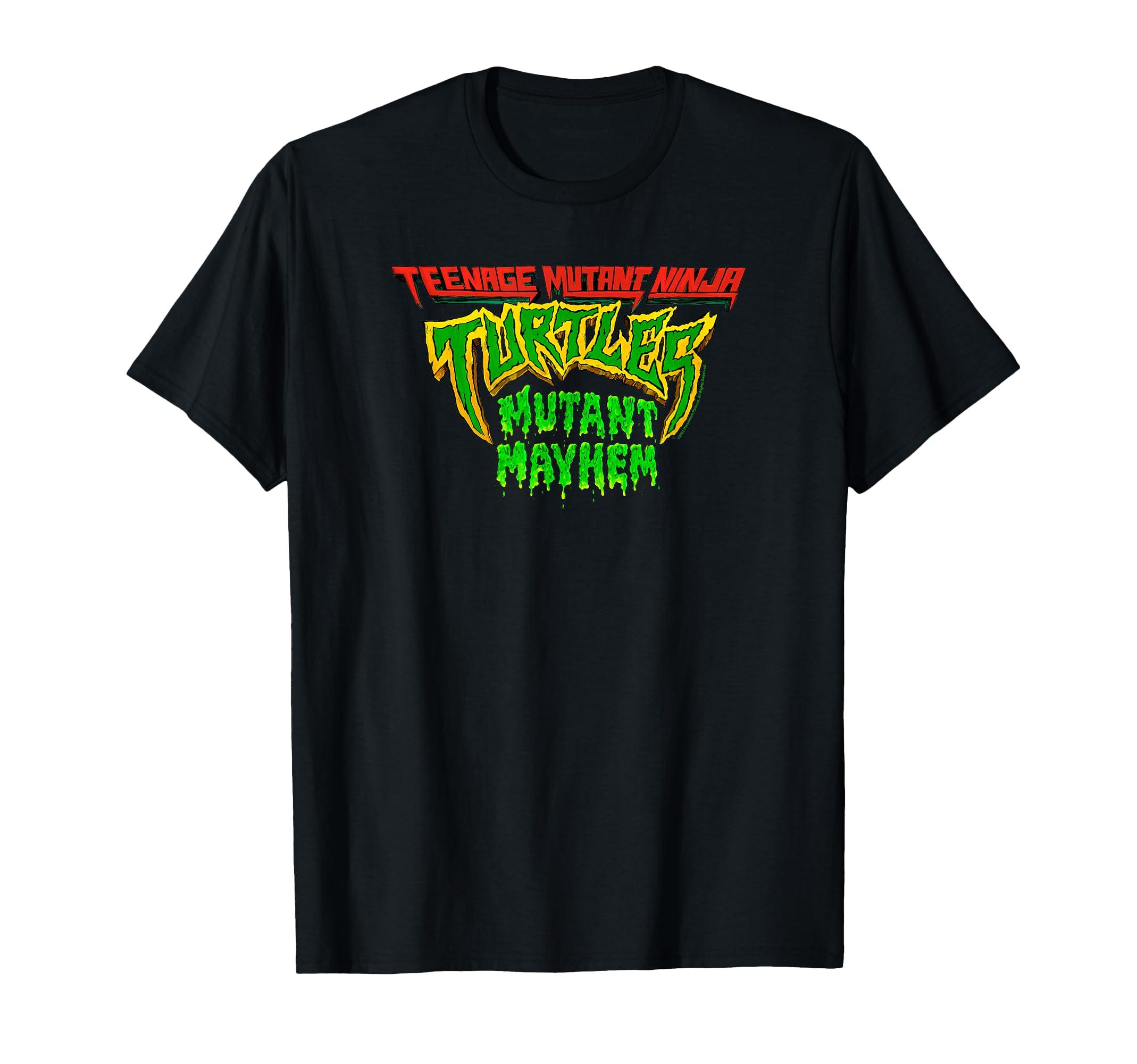 

Teenage Mutant Ninja Turtles Mutant Mayhem Slime Retro Logo T-Shirt
