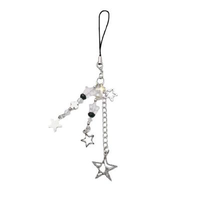 Lanière de Charme de Téléphone Légère Étoile Croix Chaîne de Téléphone Lanière Décoration