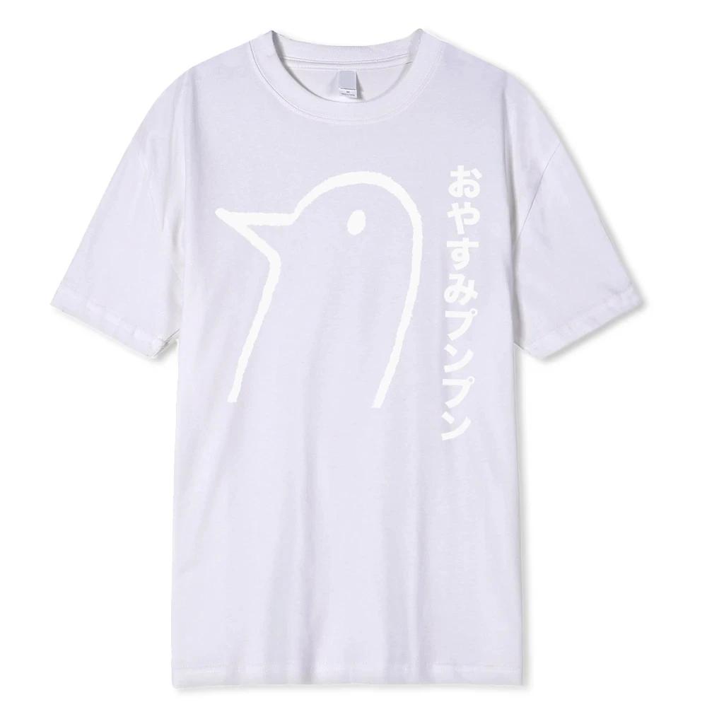 Oyasumi PunPun Modal Print T-Shirts Funny Anime Streetwear Camisetas Men Women Short-sleev Fashion Cartoon Tee Shirt 80389
