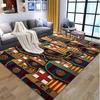 FOOTBALL Club Barcelona Pattern Rug, Indoor/Outdoor Mat, for Picnic, Gameroom, Bedroom, Office, Living Room, Home Decor Carpet, Birthday Gift