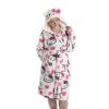 Womens/Ladies Hearts Robe