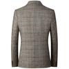Spring Autumn Blazers Men Slim Fit British Plaid Formal Suit Jacket Party Wedding Business Casual Blazers