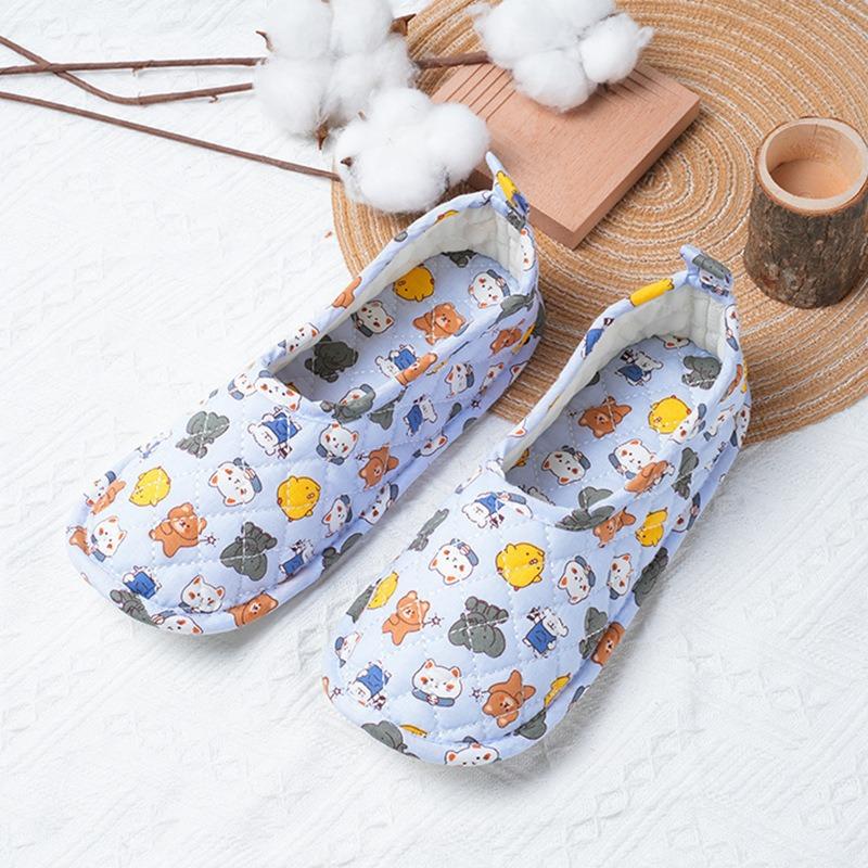 Sommer Klettermatte Spezialpantoffeln Baumwolltuch leise Vierjahreszeiten atmungsaktiv Schuhüberzug Erwachsener Innenbereich Stoffbodenbeutel Kopf Pantoffeln