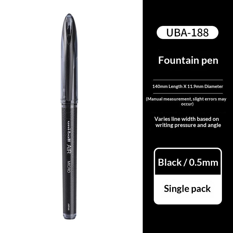 Uni-ball UBA-188 Air Dynamic Gel Pen,Multi-Colors 0.5mm Free Ink Control Direct Liquid Ink for Calligraphy,Sketching&Office Use