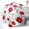 1 pièce Parapluie Automatique Robuste à 8 Baleines, Parapluie Canne à Sucre Joyeux de Noël, Impression Numérique, Parapluie Pliable pour Utilisation Extérieure en Déplacement