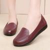 Echtes Leder Damen Schuhe Slipper Damen Flats Schuhe Damen Loafer Frühling Herbst Weicher Komfort Mutter Schuhe Große Größe 35-42