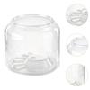 Transparenter Schildkröten-Aquarium-Schildkröten-Behälter mit abnehmbarem Deckel Schreibtisch-Dekoratives Terrarium-Behälter DIY Mikro-Landschafts-Fischbecken