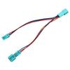 Car Adapter LED Y Cable Cupholder Auto AC/Radio Blue For BMW F30 F31 F80 M3 19cm 7.5 Inch 3 Pin Ambient Light