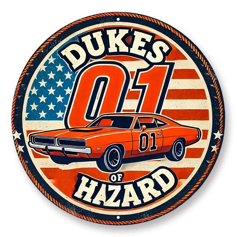 

Металлическая табличка в винтажном стиле, Круглое настенное искусство для бара, кафе, пляжного дома и декора заднего двора - Домашний декор - Идеальный подарок для мужчин 20x20cm белый