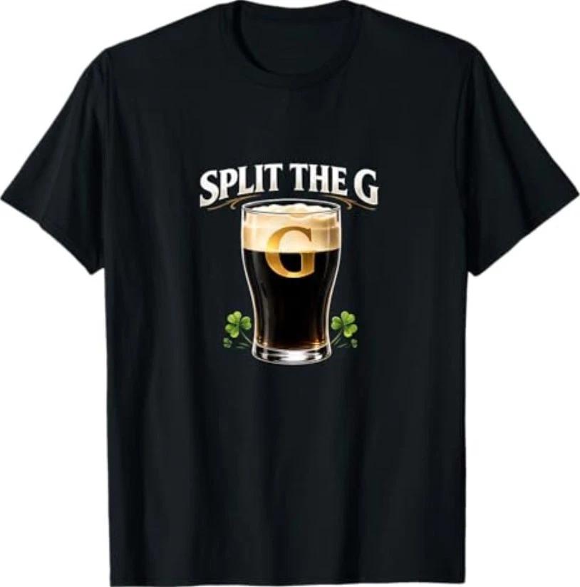 Split The G Irish Beer Tees St Patricks Day Pub Tee T-Shirt M