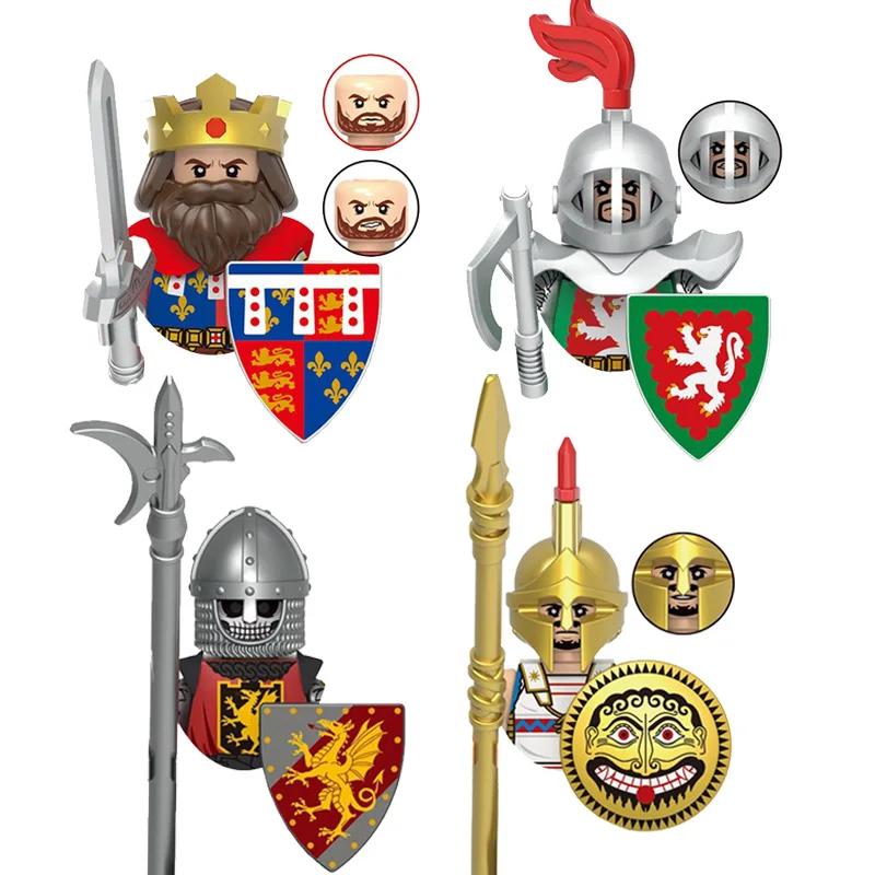 Zabawki dla dzieci Średniowiecze Starożytna Grecja Ciężka piechota Zbrojny rycerz Łucznik Figurki wojskowe Sprzęt bojowy Model Prezenty dla chłopców