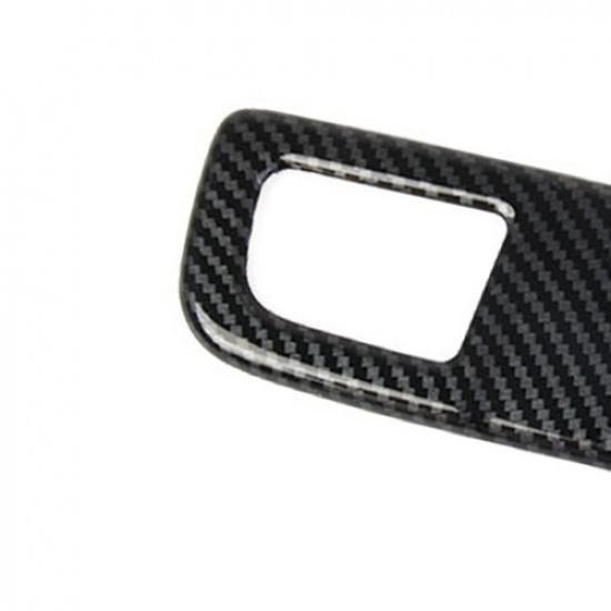 Carbon Fiber Style Rear Roof Reading Light Lamp  Trim for Chevrolet Silverado