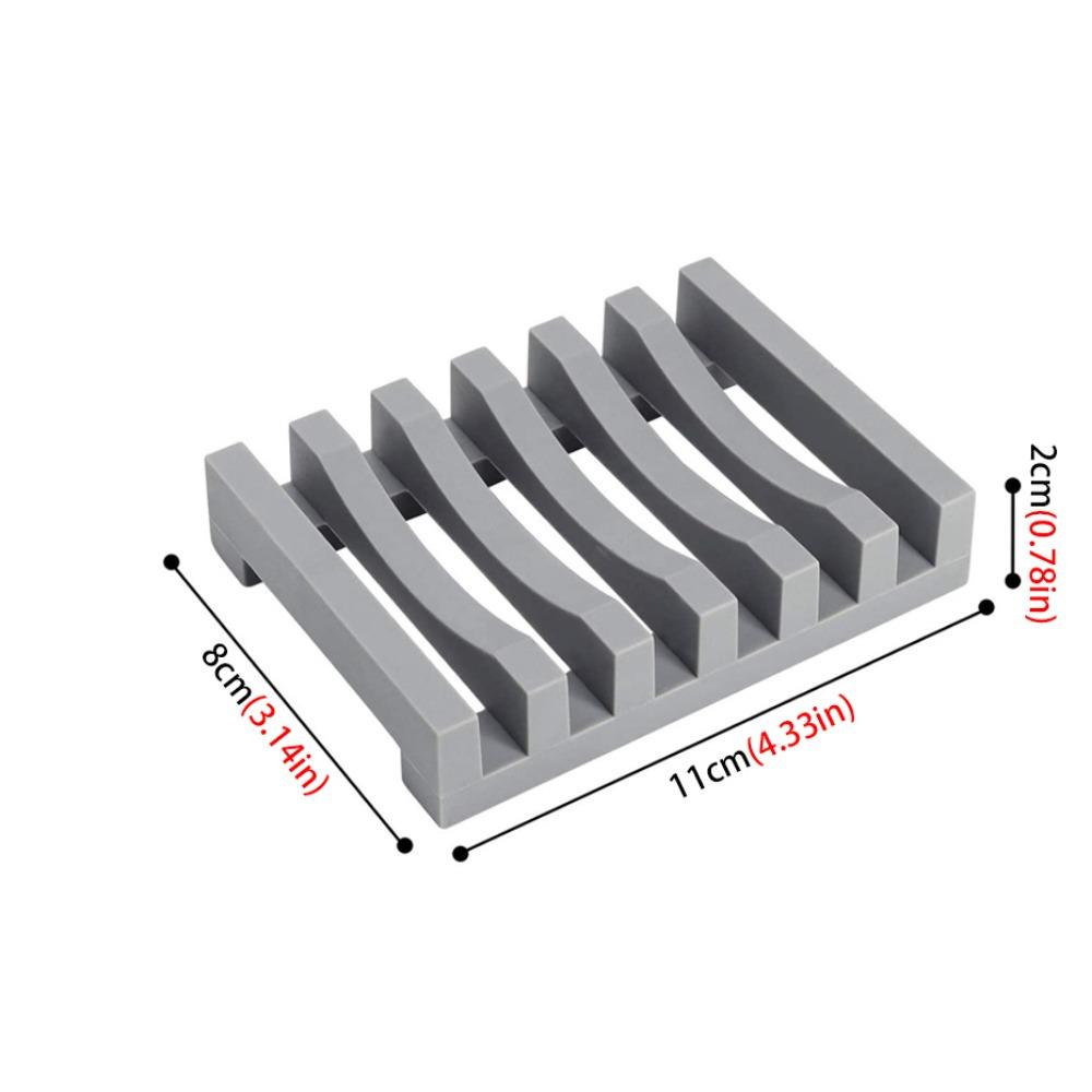 Koupelnová silikonová miska na mýdlo do sprchy přenosný držák na mýdlo udržující mýdlo suché snadno čistitelná podložka na houbičku kuchyňské doplňky