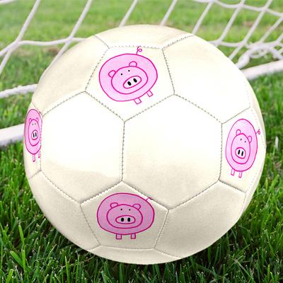 1pc Pink Pig Illustration Outdoor Sports Football, Size 5, Comfortable And Durable Feel,Gift Yy8