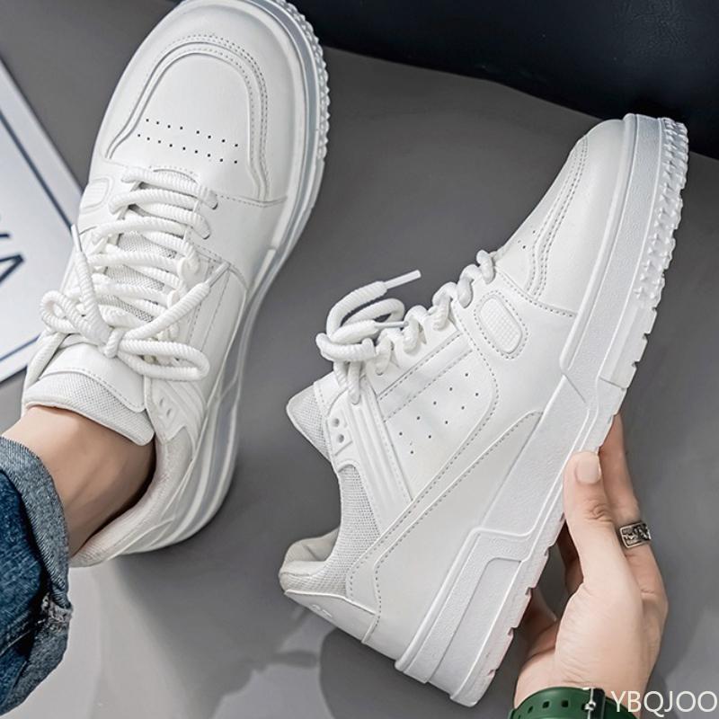 Fashion Men's autumn new breathable simple comfortable shoes niche design versatile sports thick soled casual non slip board shoes