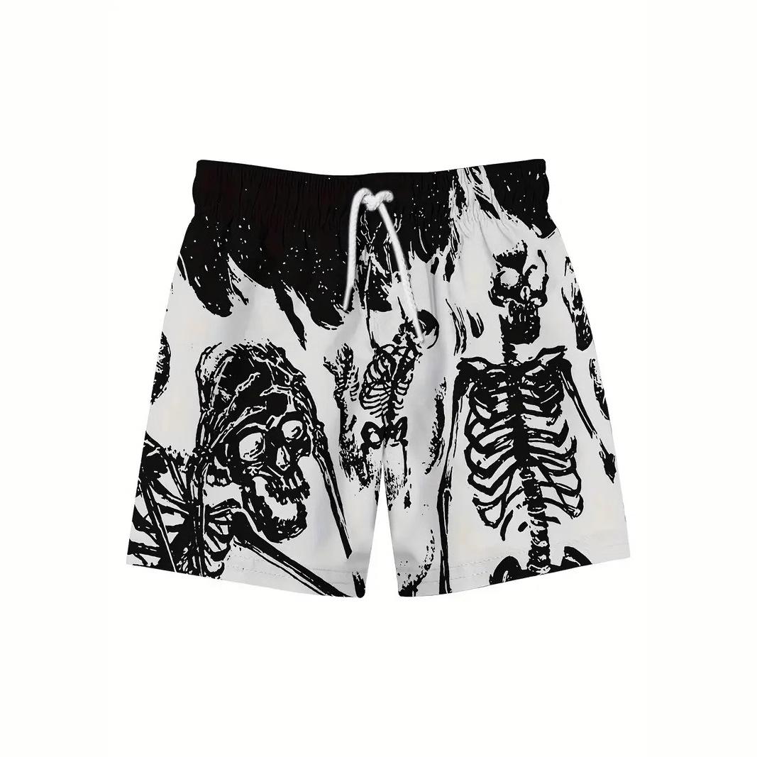 

2025 Summer Men s Trendy Quick-Dry Digital Print Beach Shorts XXXL